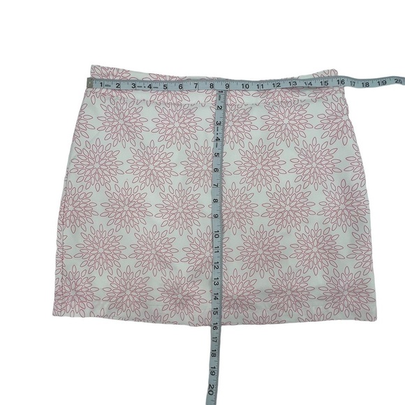 Pebble Beach Performance Pink White Floral Golf Mini Skort Size 6 Women’s - Picture 4 of 6